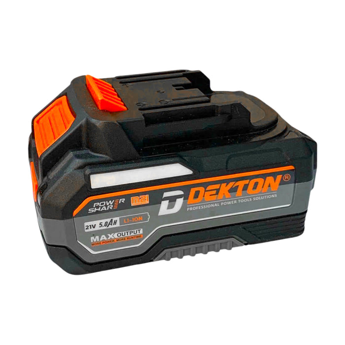Pin 21V 5.0Ah Dekton M21-B5000PLUS, vỏ pin chống cháy
