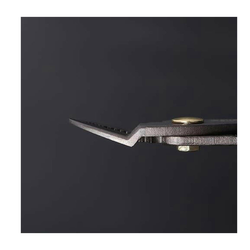 Kìm đa năng mỏ cong, có khớp trượt Fujiya 210-190-BG Kurokin-Series, kích thước 193mm, khả năng cắt dây sắt mềm tối đa Ø2.0mm. Tiêu chuẩn RoHS