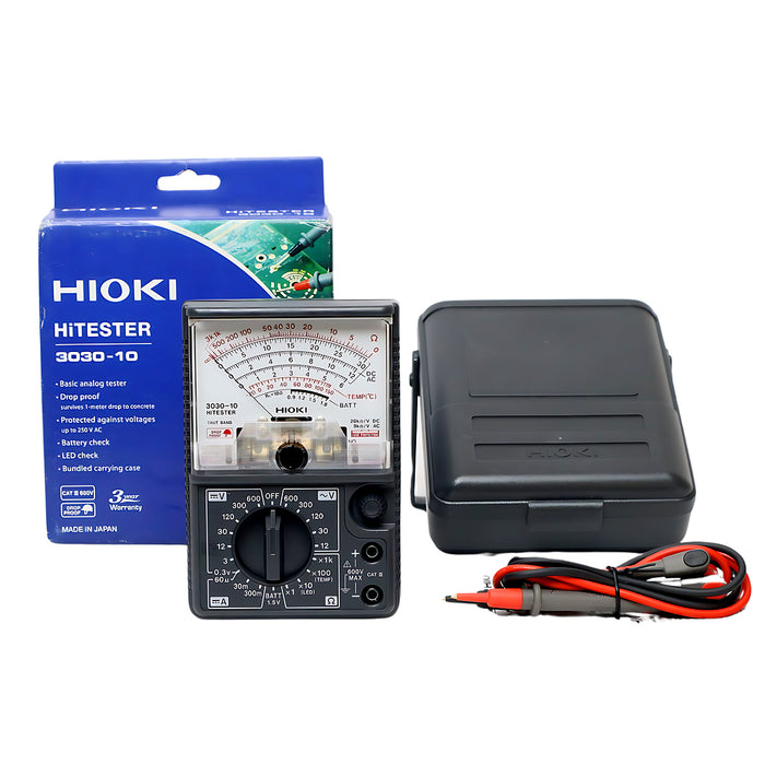 Đồng hồ kim đo điện trở 600V Hioki 3030-10