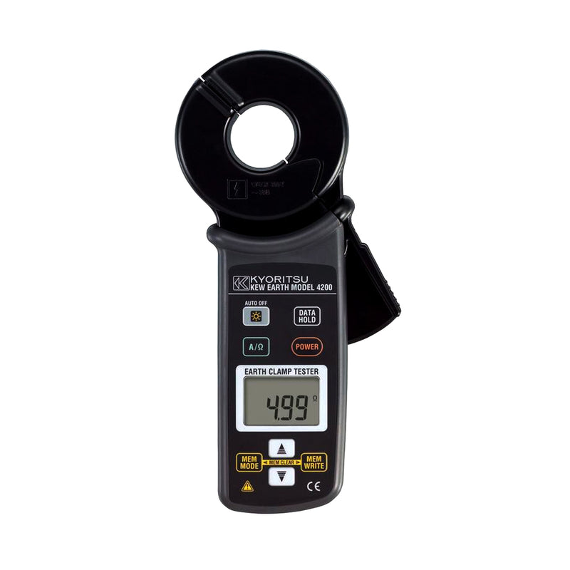 Ampe kìm đo điện trở tiếp địa kỹ thuật số Kyoritsu Kew 4200 True RMS, dãi đo 20Ω - 1500Ω