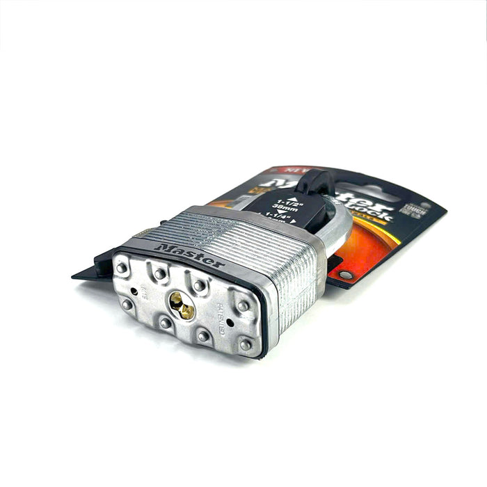 Ổ khóa treo Master Lock M15XDLF cao cấp, thân khóa bằng thép lá 64mm