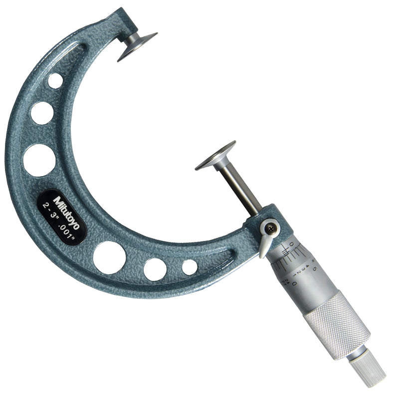 Panme Mitutoyo Series 123 - Disc Micrometers, đầu đo đĩa - đo bánh răng và rãnh hẹp