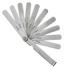 0.05 - 0.8 mm / Mã 184-306S　dãi đo 0.05 - 0.8 mm　Gồm 10 lá　Lá ngắn (100mm)