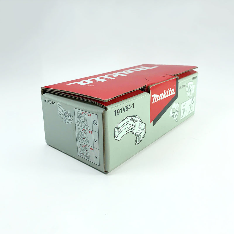 Chụp bảo vệ lưỡi Makita 191V54-1 cho máy mài góc 100mm công nghệ X-Lock, khi dùng với đá cắt kim loại