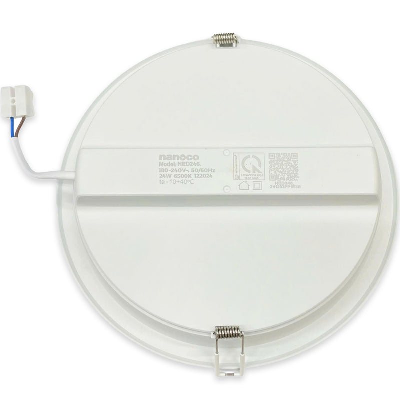 Đèn Led âm trần Nanoco NED Series, công suất từ 7W - 24W