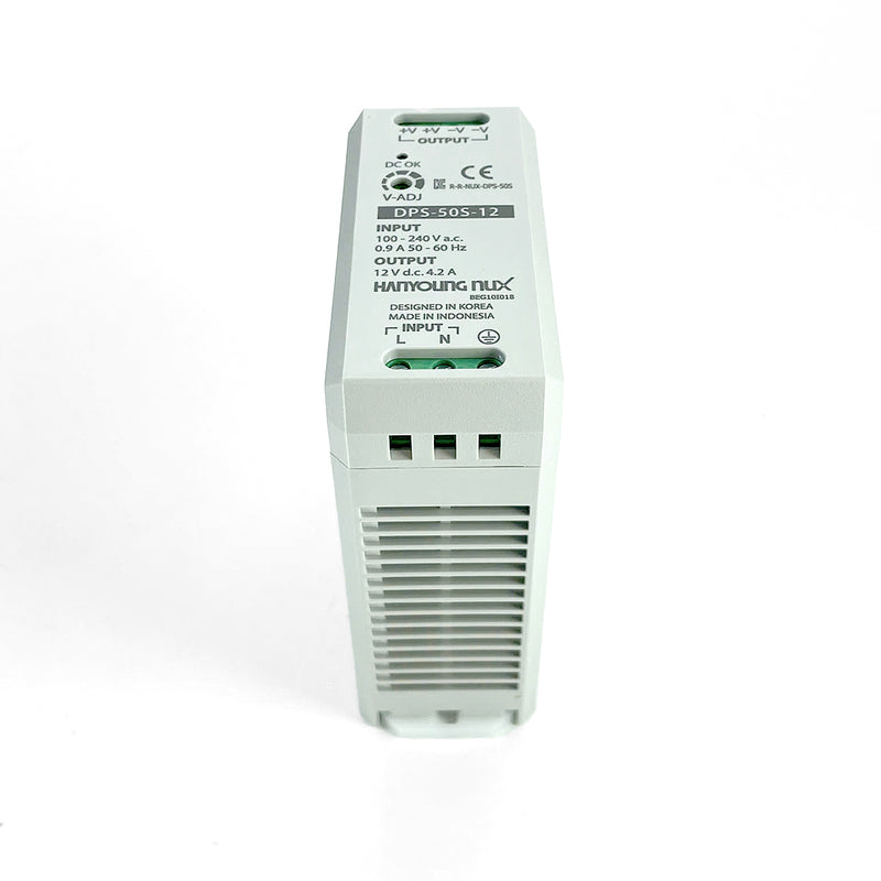 Bộ cấp nguồn DC lắp thanh ray Hanyoung Nux DPS series. Tiêu chuẩn CE