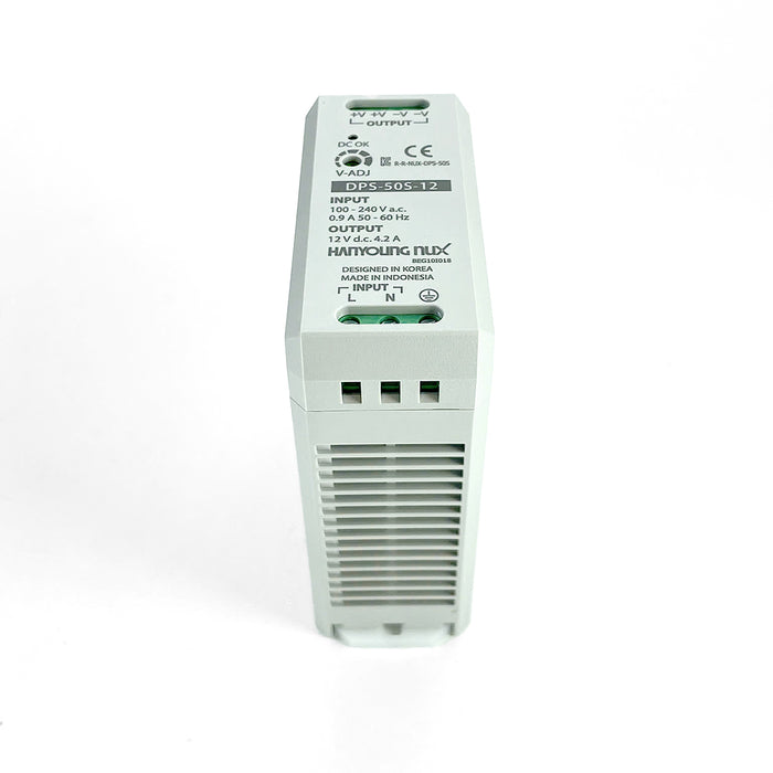 Bộ cấp nguồn DC lắp thanh ray Hanyoung Nux DPS series. Tiêu chuẩn CE