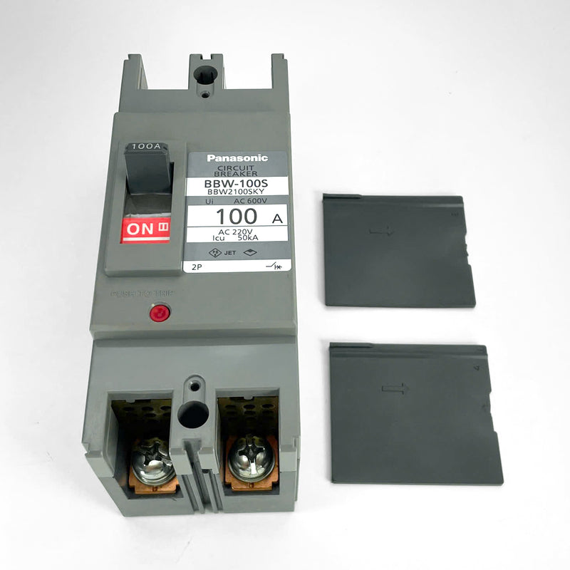 Cầu dao tự động dạng khối MCCB Panasonic, tải danh định từ 10A ~ 100A, dòng cắt 2.5kA - 50kA. Tiêu chuẩn JIS