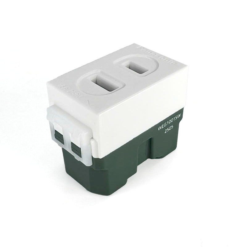 Ổ cắm đơn Panasonic WEG1001SW phích cắm dẹp