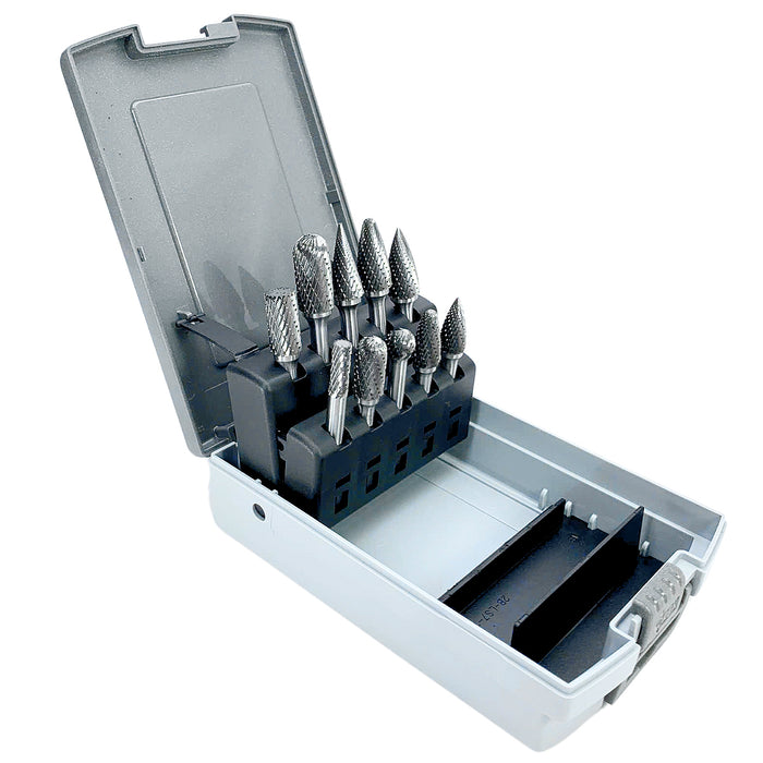 Bộ mũi doa kim loại, loại X 10 chi tiết SATA 53706