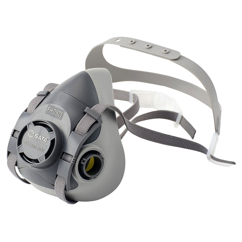 Mặt nạ phòng độc SATA FH0521 TPE Half Mask, siêu nhẹ, 2 phin lọc, dây đeo 4 nấc