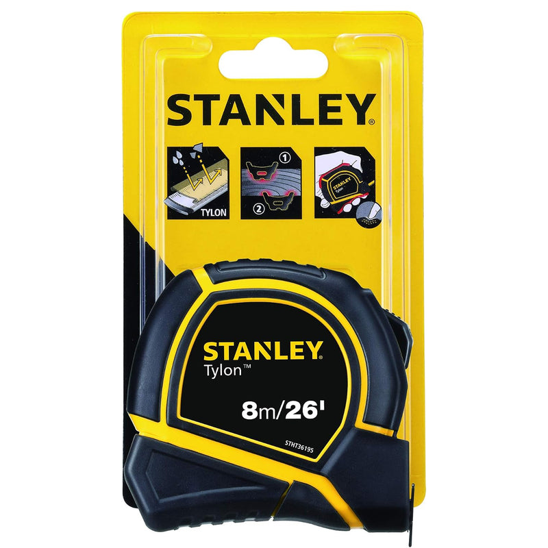 Thước cuộn thép phủ Tylon Stanley chiều dài từ 3m - 8m