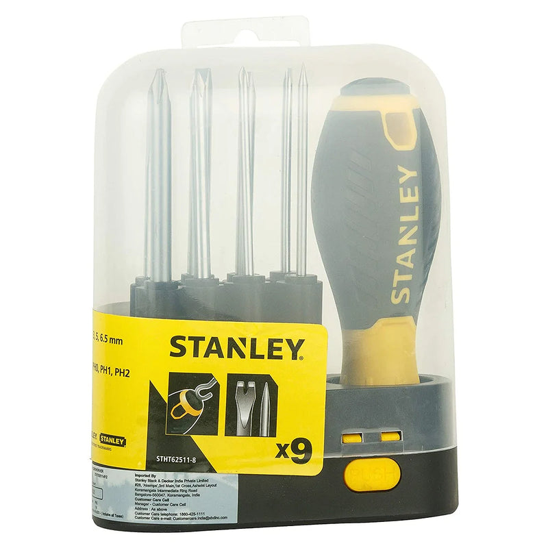 Bộ tua vít đa năng 9 chi tiết Stanley STHT62511-8