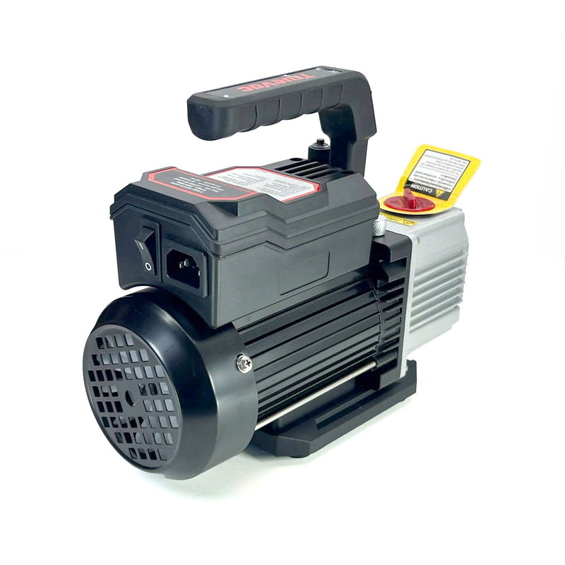 Máy hút chân không 2 cấp Tasco TB41DD tốc độ lực hút 40L/phút, mức chân không tối đa 15 microns, cổng kết nối 1/4 inch và 3/8 inch