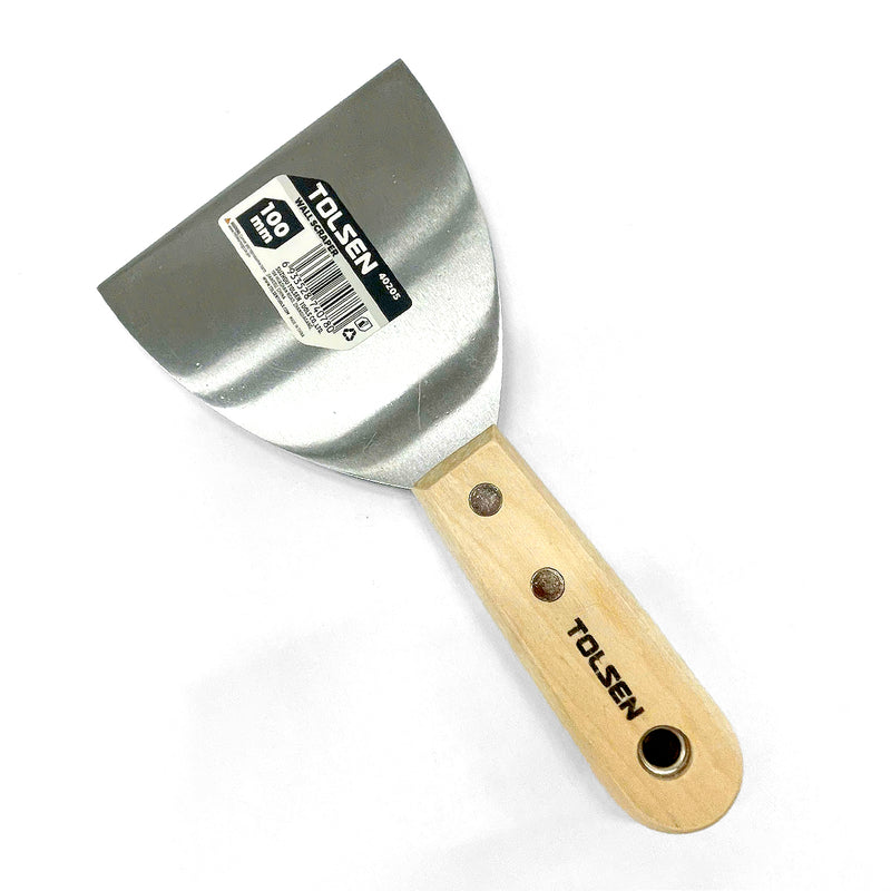 Cây sủi kích thước từ 35mm ~ 100mm Tolsen, cán gỗ, lưỡi thép chất lượng cao, được đánh bóng