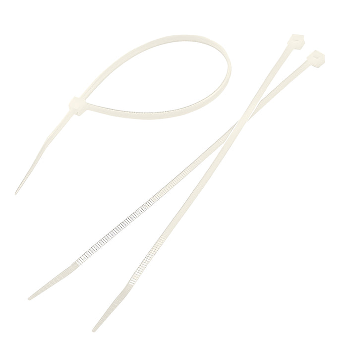 Dây rút trắng công nghiệp 100mm - 450mm, chất liệu Nylon 66 TOLSEN