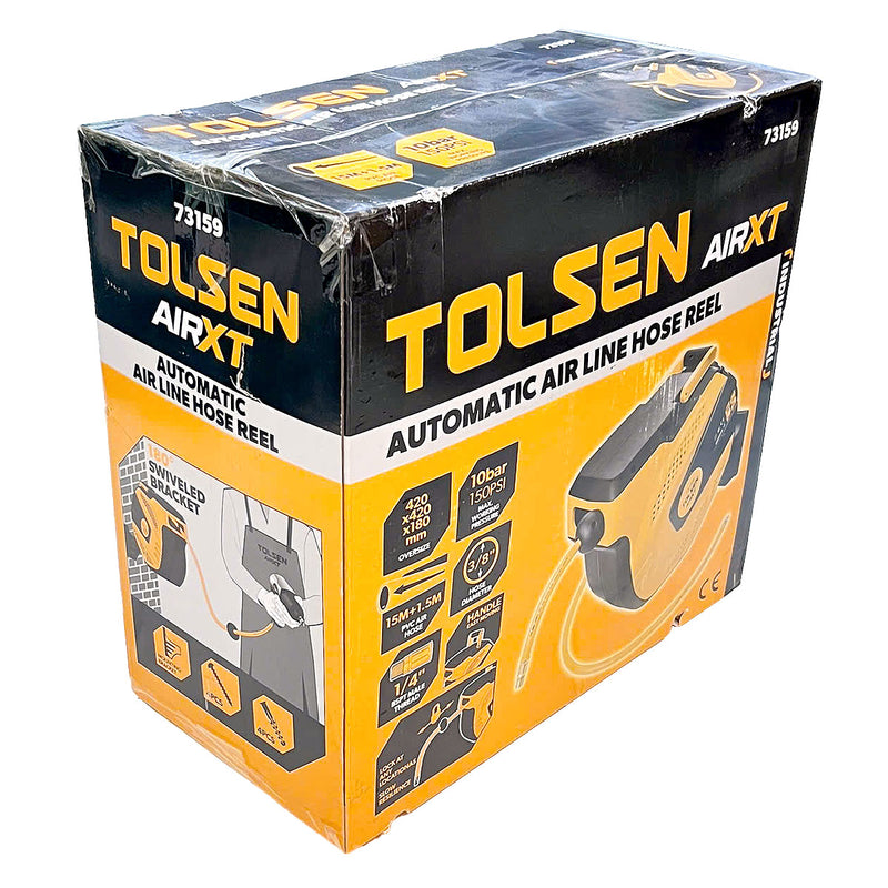 Cuộn ống khí nén tự động công nghiệp 15m/50ft TOLSEN 73159