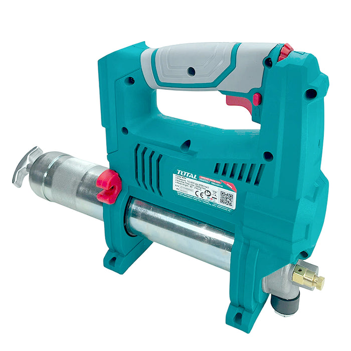 Máy bơm mỡ dùng Pin lithium 20V TOTAL TGGLI2010, dung tích 16 oz, áp suất 10.000 PSI (Chưa bao gồm Pin và sạc)