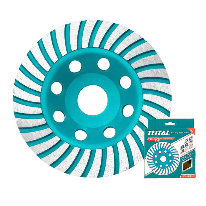 Chén mài đá/bê tông 100-150mm lỗ cốt 22.22mm TOTAL