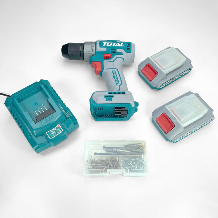 Máy khoan không chổi than dùng Pin 20V TOTAL TDLI20508