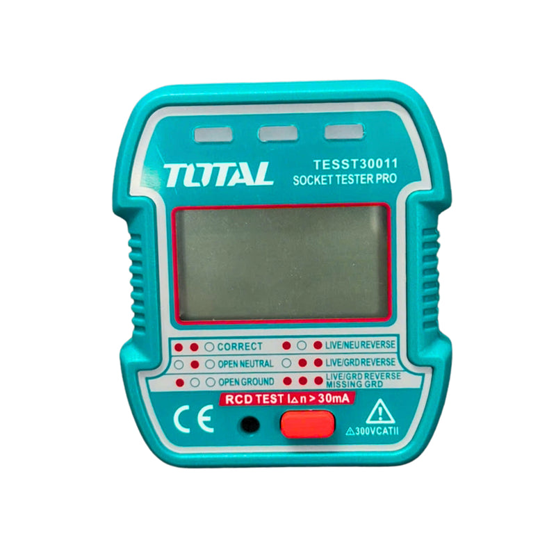 Thiết bị đo kiểm tra ổ cắm AC 250V Total TESST30011 đầu cắm VDE