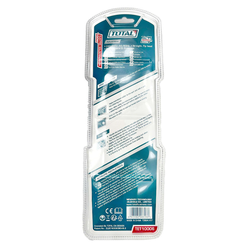 Mỏ hàn chì công suất 40W - 100W Total mỏ hàn thẳng