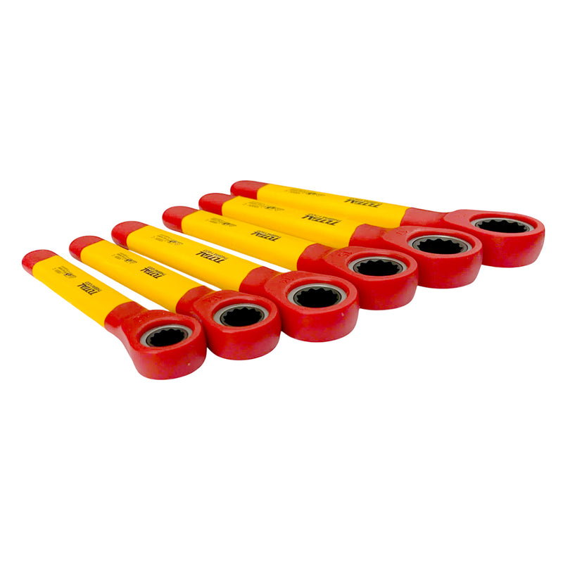 Bộ 6 cờ lê xoay chiều cách điện TOTAL THKISPA0603