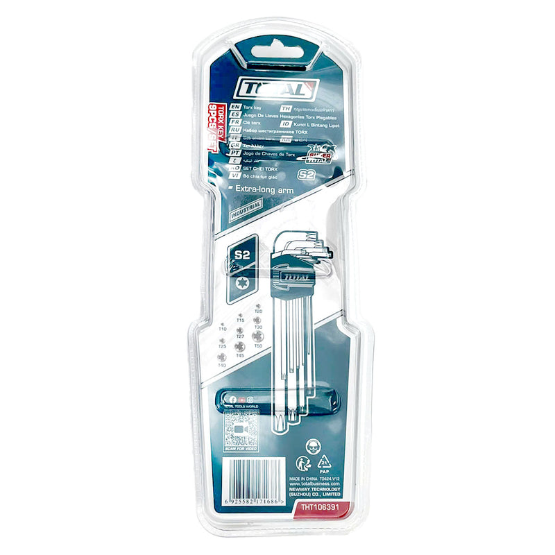 Bộ khóa lục giác bông T10-T50 TOTAL