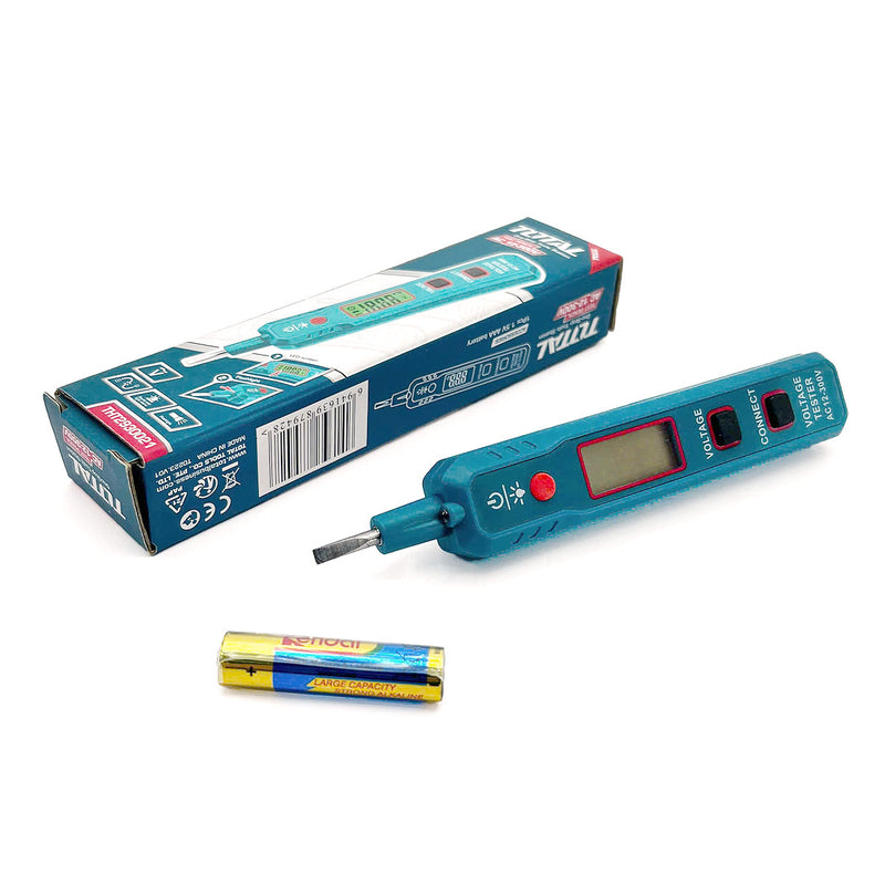 Bút thử điện AC 12-300V màn hình kỹ thuật số TOTAL THT2930021