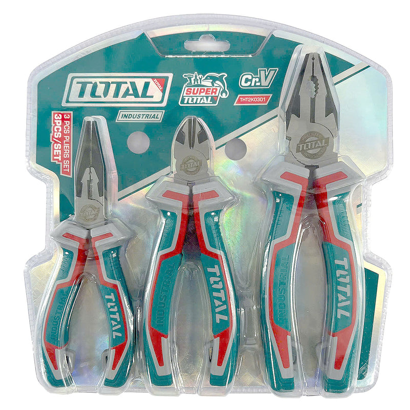 Bộ 3 kìm răng cắt và nhọn TOTAL THT2K0301