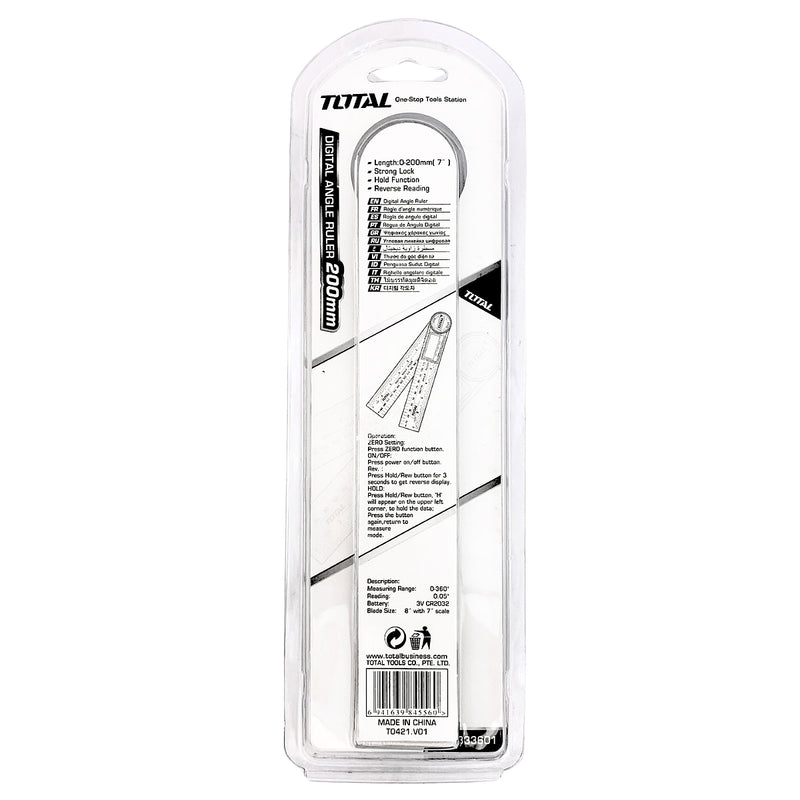 Thước góc kỹ thuật số TOTAL TMT333601