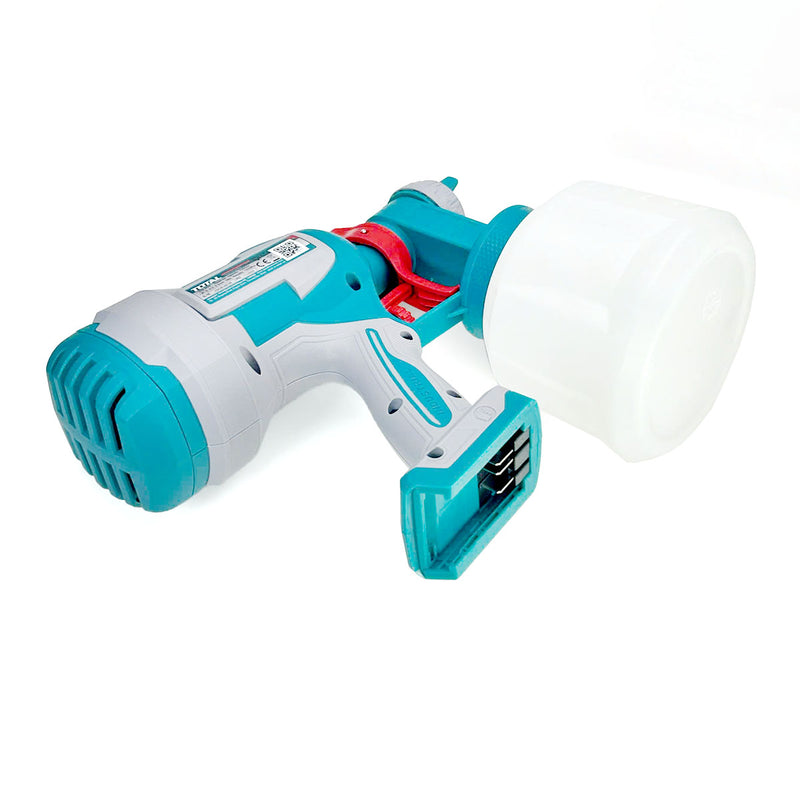 Máy phun sơn 1000ml dùng Pin Lithium 20V Total, áp suất phun 0.2Bar