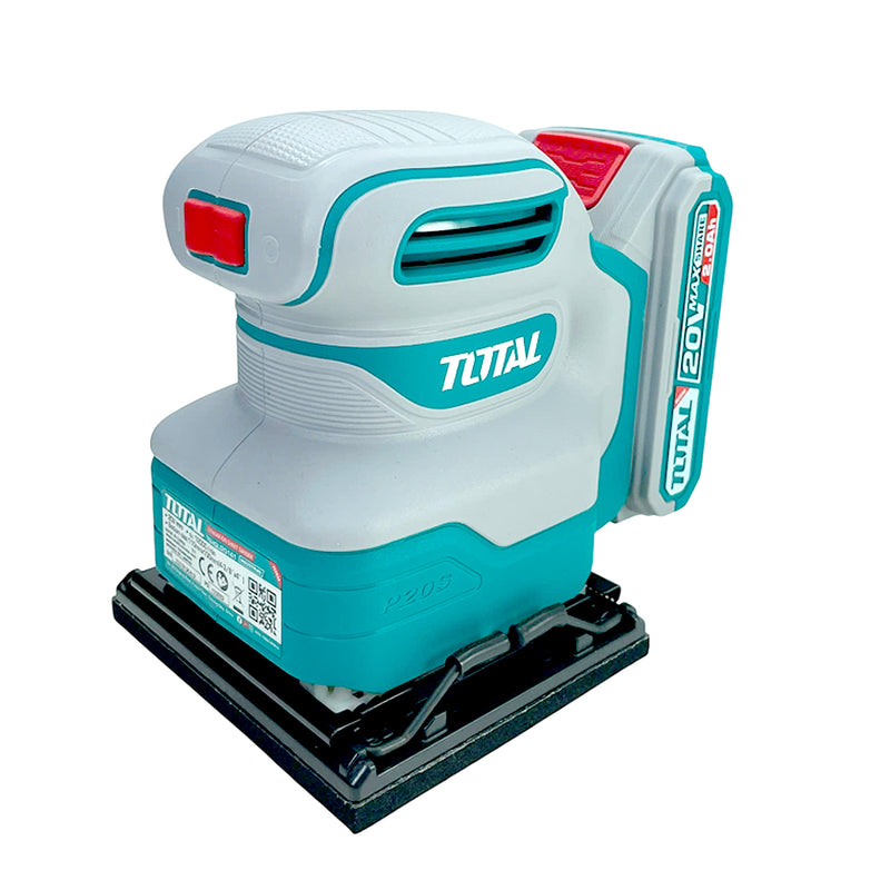 Máy chà nhám vuông dùng Pin Lithium-Ion 20V TOTAL TSHSLI20141