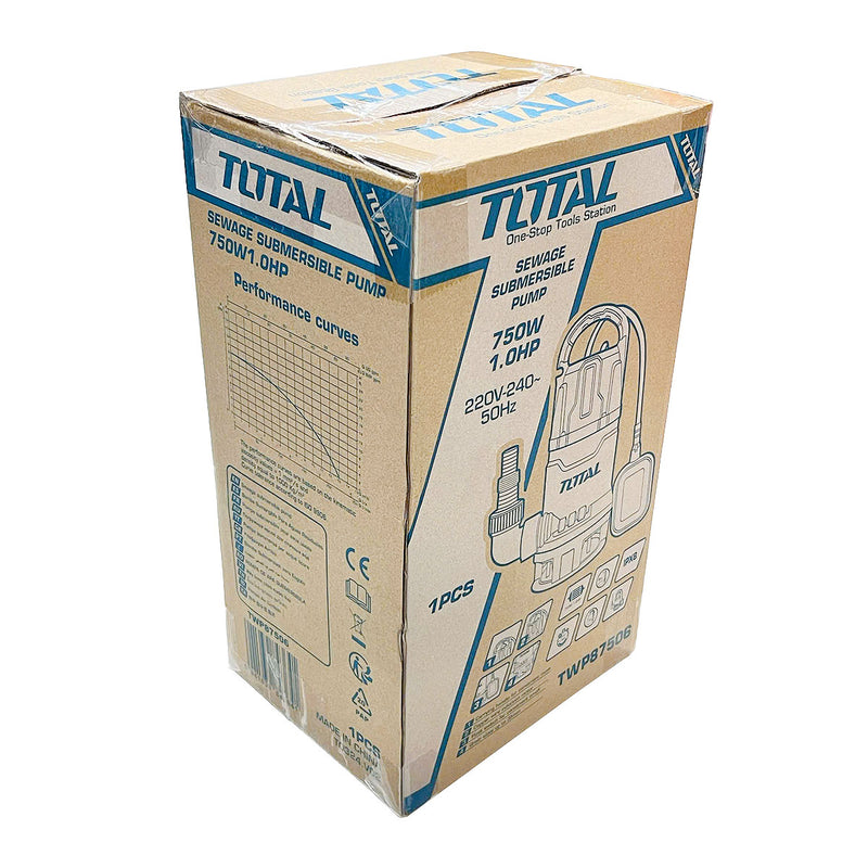 Máy bơm chìm nước thải 1 inch -2 inch 750W (1.0Hp) TOTAL
