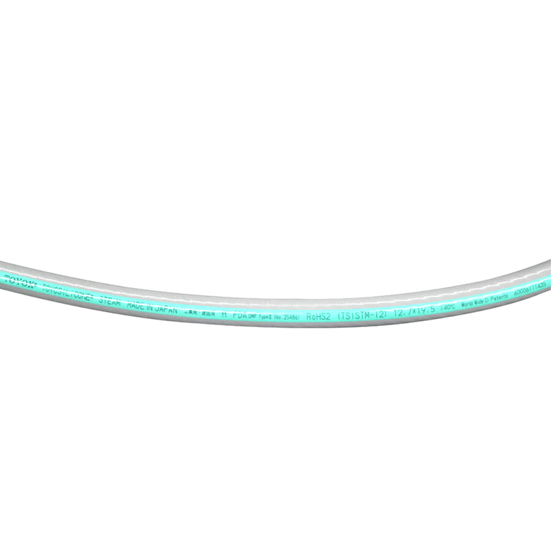 Ống mềm chiụ nhiệt Toyox Toyosilicon Steam TSISTM,  truyền dẫn nước nóng và hơi nóng, chịu áp suất đẩy. Chứng chỉ FDA.