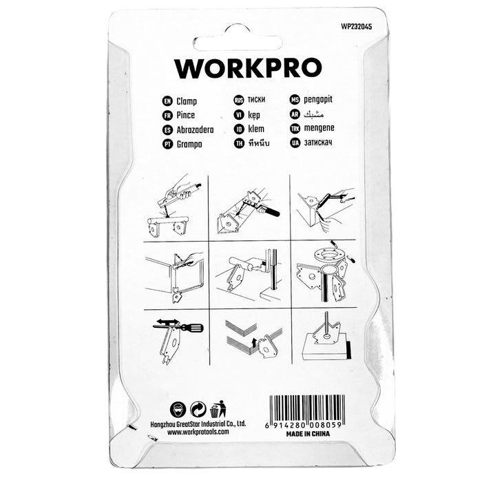 Ê ke góc 4 hướng có nam châm dùng trong ngành hàn Workpro