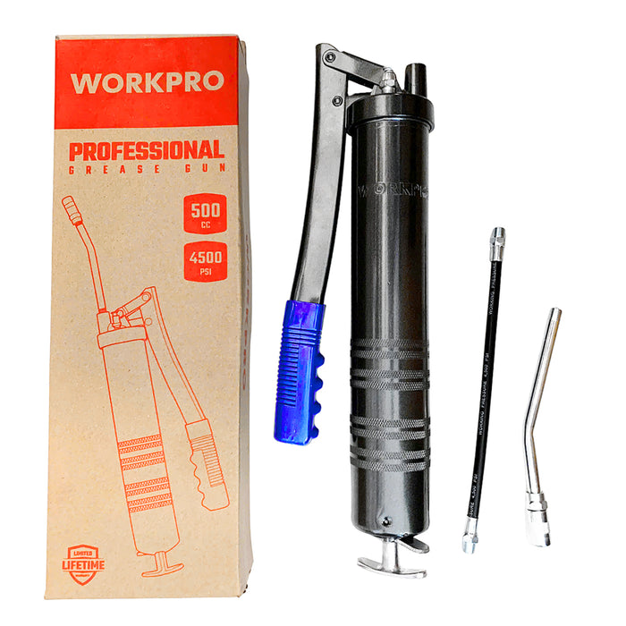 Súng bơm mỡ áp suất 4500Psi Workpro dung tích từ 300cc - 600cc