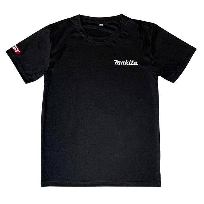 Áo đồng phục Makita không có cổ, tay ngắn, vải thun lạnh cao cấp, co giãn 4 chiều