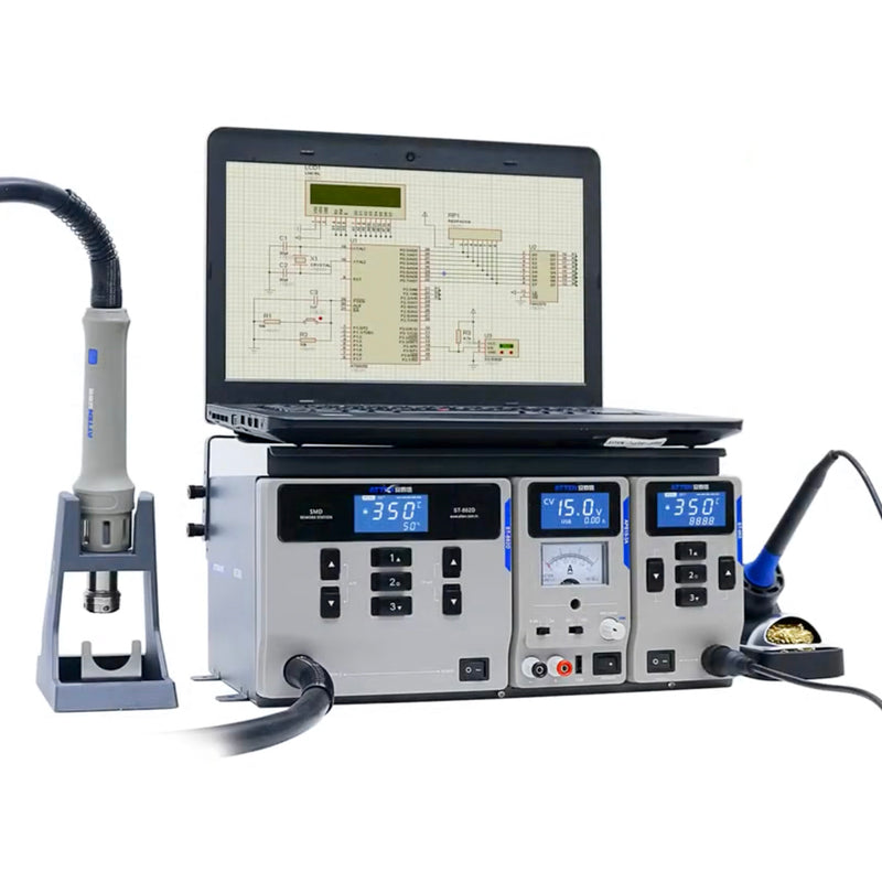 Trạm Sửa Chữa Linh Kiện 3-in-1 ATTEN MS-300