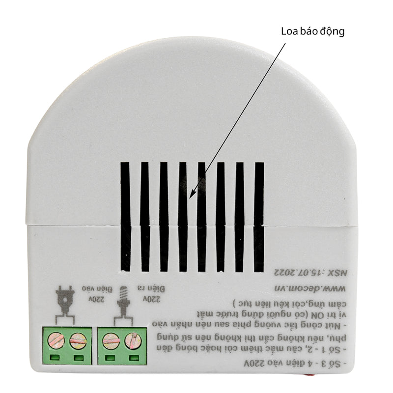 Thiết bị báo động chống trộm hồng ngoại 1 âm thanh Decom DC113