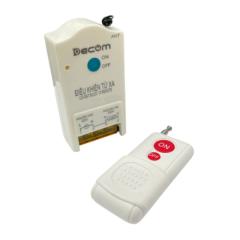 Thiết bị điều khiển từ xa Decom DC-3500W chuyên dùng cho mô tơ, khoảng cách điều khiển từ 20m - 50m