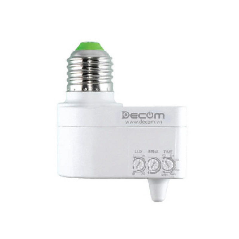 Đui đèn cảm ứng vi sóng Decom DC-751 chuôi đèn E27