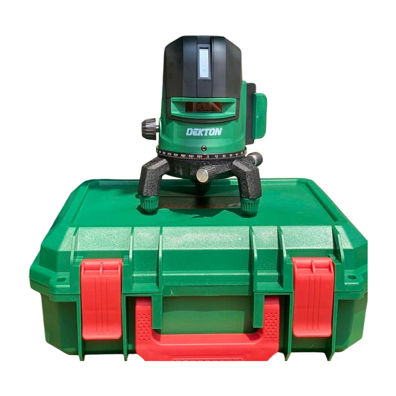 Máy cân mực Laser 5 tia xanh Dekton DK-LS0502 dùng pin Lithium, phạm vi đo 50m (Chưa bao gồm chân máy)