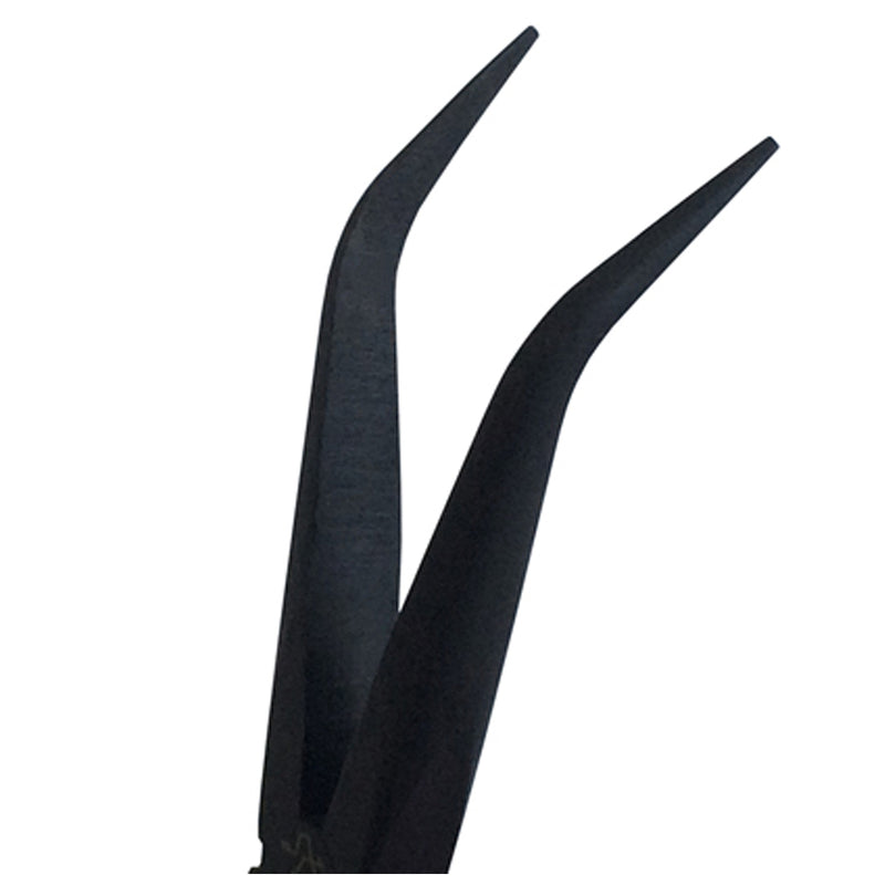 Kìm nhọn mũi cong (Không lưỡi cắt) Fujiya 303T-150, kích thước 147mm. Tiêu chuẩn RoHS