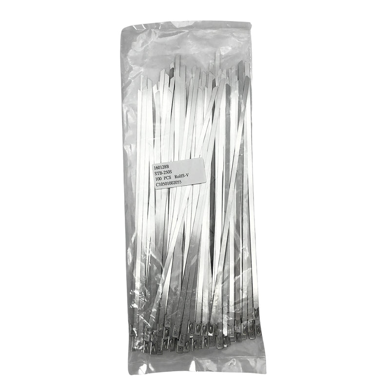 Dây rút Inox 316 KST cao cấp, không bọc nhựa (Uncoated), loại bi gài (Ball-lock), bản size S rộng 4.5mm, dài từ 125mm - 1050mm