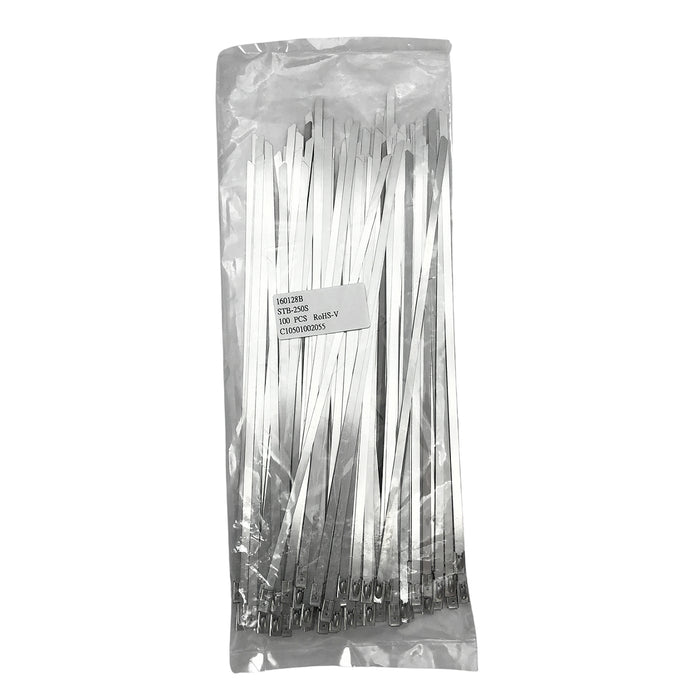 Dây rút Inox 316 KST cao cấp, không bọc nhựa (Uncoated), loại bi gài (Ball-lock), bản size S rộng 4.5mm, dài từ 125mm - 1050mm