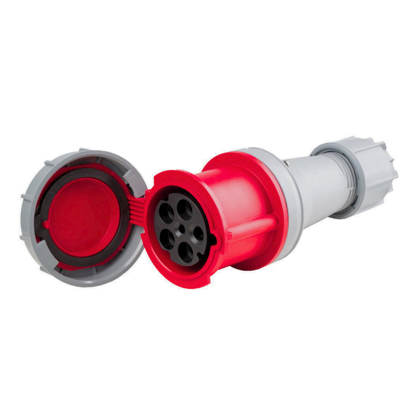 Ổ cắm công nghiệp PCE chịu tải cao từ 63A - 125A, 4 chân (3P+PE), điện áp 400V, đầu cái, kín nước chuẩn IP67
