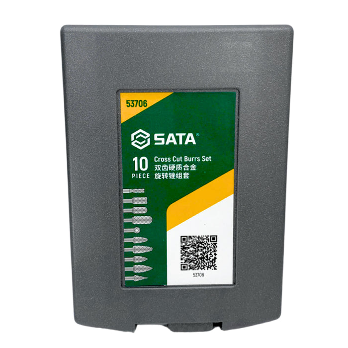 Bộ mũi doa kim loại, loại X 10 chi tiết SATA 53706