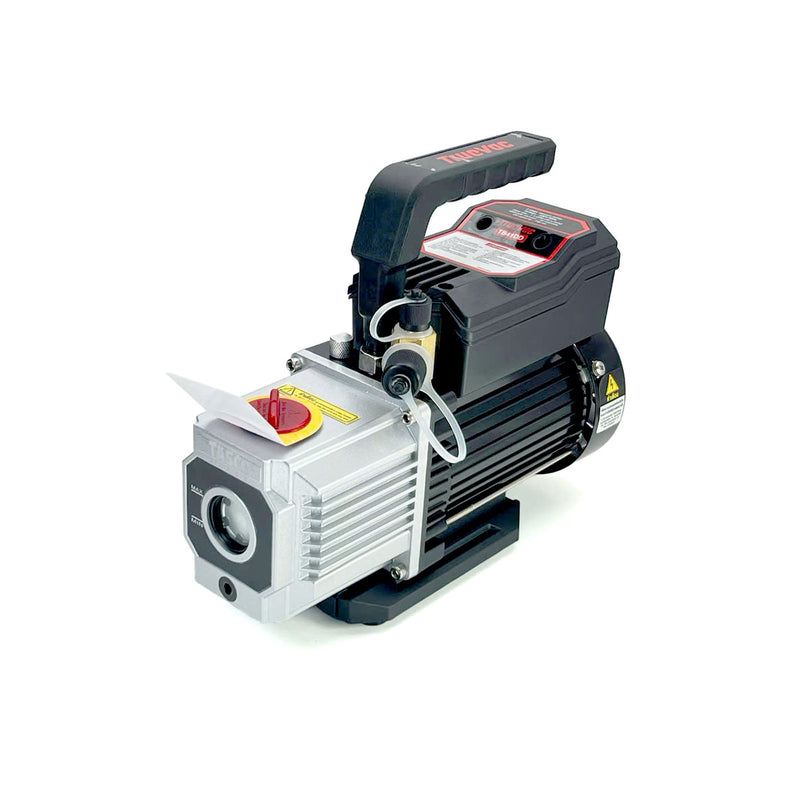 Máy hút chân không 2 cấp Tasco TB41DD tốc độ lực hút 40L/phút, mức chân không tối đa 15 microns, cổng kết nối 1/4 inch và 3/8 inch