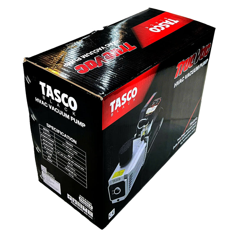 Máy bơm hút chân không 2 cấp Tasco TB4XFD lưu lượng hút 301 L/phút (10,7 CFM)